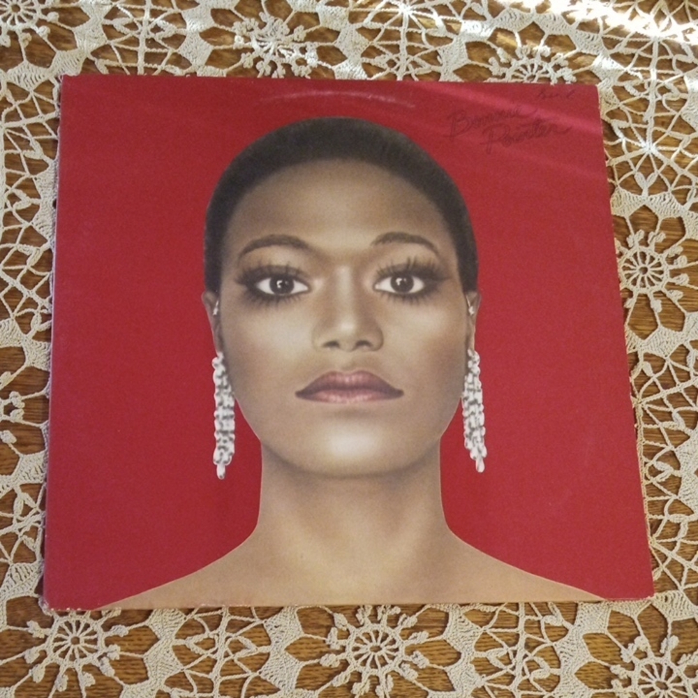 Red Vinyl Record by Unknown Artist